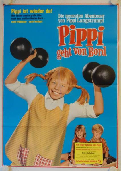 Pippi goes on Board re-release german movie poster